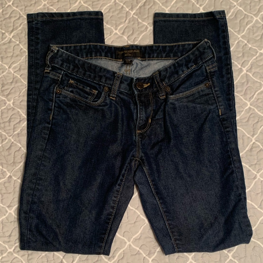 Banana Republic skinny jeans. Size 26/2P